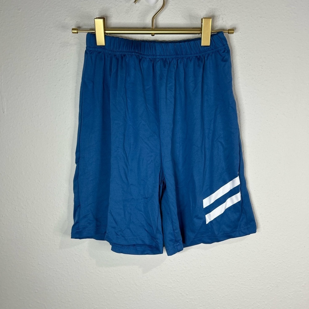 SHEIN Boys Athletic Shorts Size 11Y Blue Elastic Waist Activewear